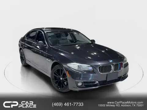 Gray 2014 BMW 5 Series 535i Sedan 4D for sale in Addison, TX