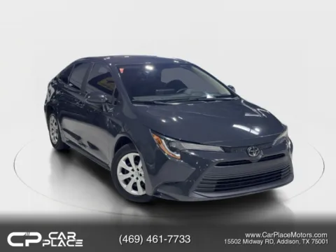 Gray 2023 Toyota Corolla LE Sedan 4D for sale in Addison, TX