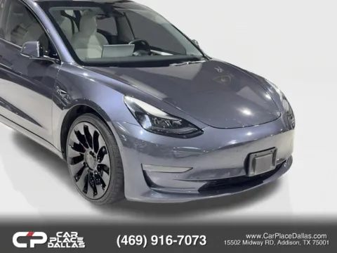 Another view of 2022 Tesla Model 3 Performance Sedan 4D for sale in Addison, TX at Car Place Dallas