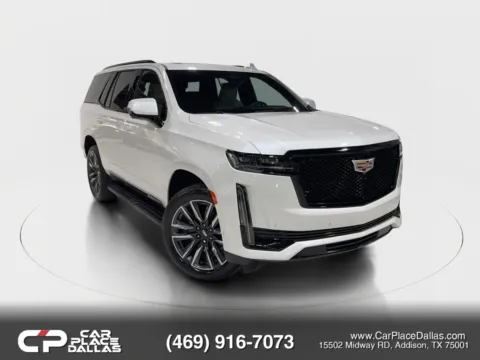 White 2024 Cadillac Escalade Sport SUV 4D for sale in Addison, TX