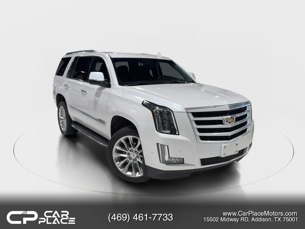 White 2019 Cadillac Escalade Luxury Sport Utility 4D for sale in Addison, TX