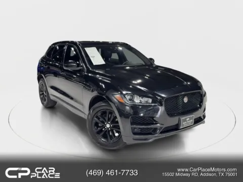 Black 2020 Jaguar F-PACE 25t Premium Sport Utility 4D for sale in Addison, TX