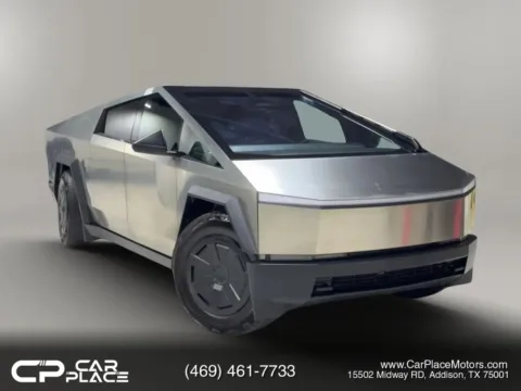 Gray 2025 Tesla Cybertruck All-Wheel Drive Pickup 4D 6 ft for sale in Addison, TX