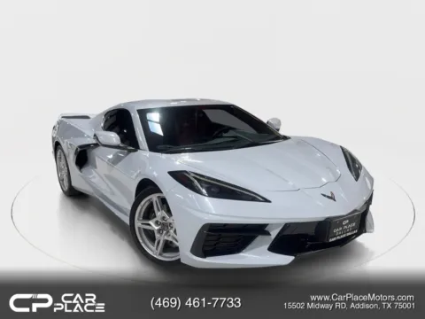 Gray 2021 Chevrolet Corvette Stingray Coupe 2D for sale in Addison, TX