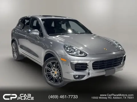 Gray 2017 Porsche Cayenne S Sport Utility 4D for sale in Addison, TX