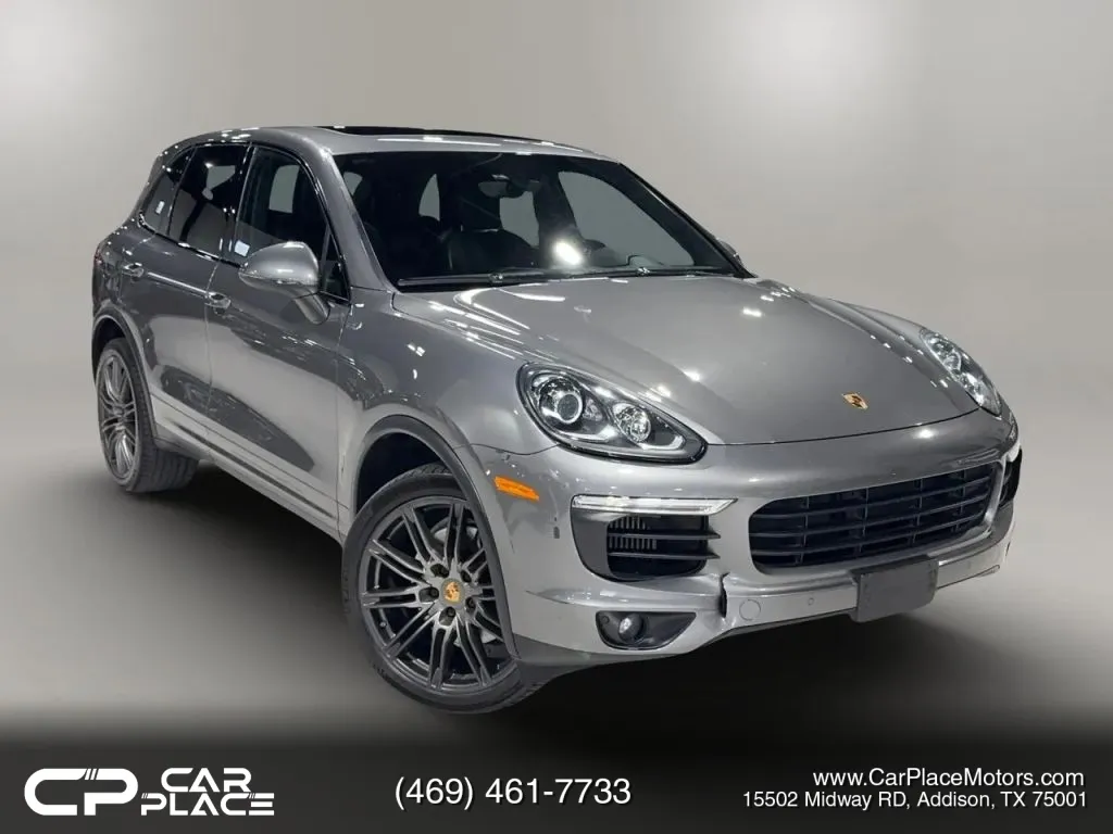 Gray 2017 Porsche Cayenne S Sport Utility 4D for sale in Addison, TX