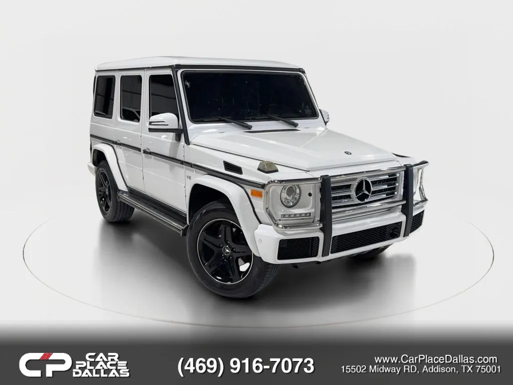 White 2017 Mercedes-Benz G-Class G 550 Sport Utility 4D for sale in Addison, TX