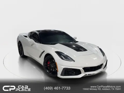 White 2014 Chevrolet Corvette Stingray Z51 Coupe 2D for sale in Addison, TX