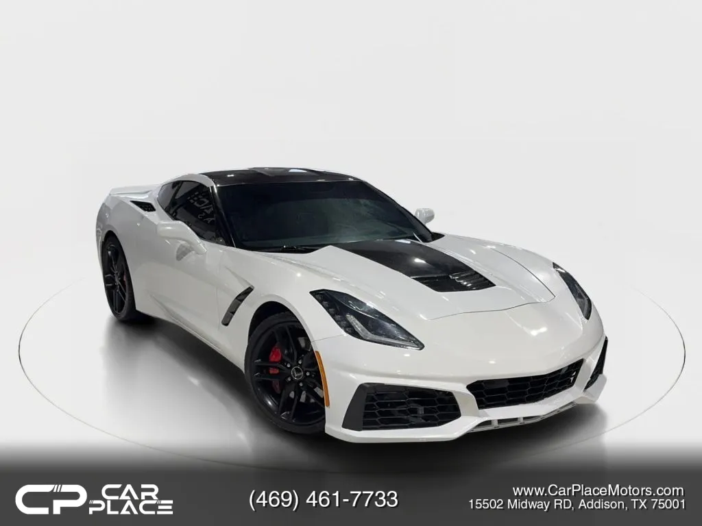 White 2014 Chevrolet Corvette Stingray Z51 Coupe 2D for sale in Addison, TX