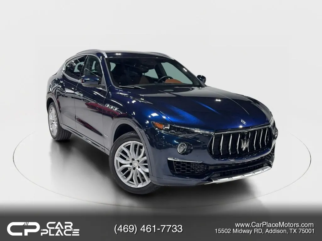 Blue 2019 Maserati Levante GranLusso Sport Utility 4D for sale in Addison, TX