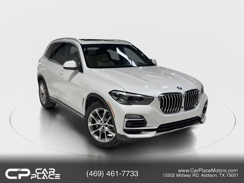White 2020 BMW X5 sDrive40i Sport Utility 4D for sale in Addison, TX