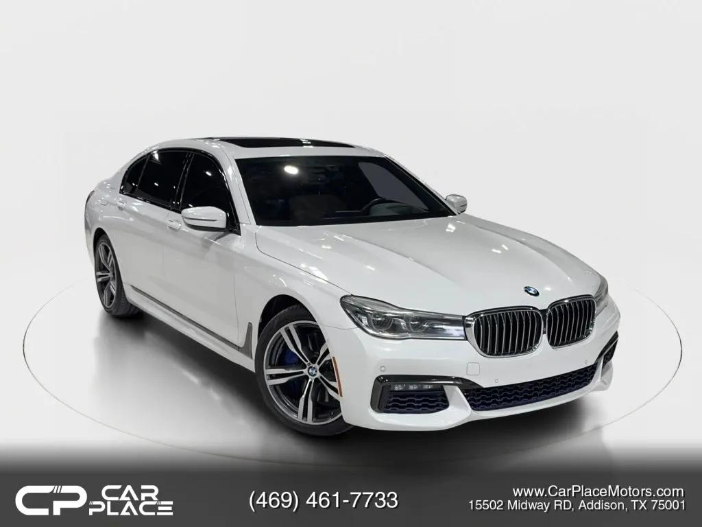 White 2016 BMW 7 Series 750i Sedan 4D for sale in Addison, TX