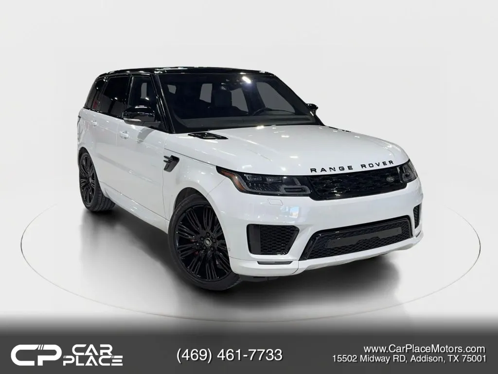 White 2018 Land Rover Range Rover Sport Supercharged Dynamic Sport Utility 4D for sale in Addison, TX