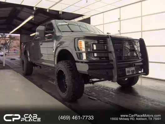 Gray 2017 Ford F250 Super Duty Crew Cab Lariat Pickup 4D 6 3/4 ft for sale in Addison, TX