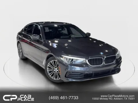 Gray 2019 BMW 5 Series 530i Sedan 4D for sale in Addison, TX