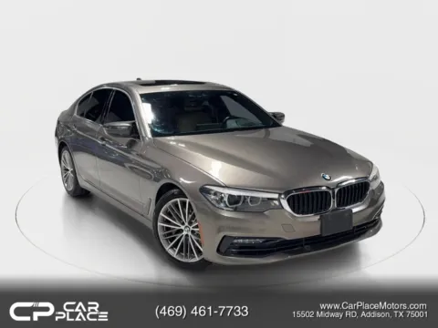 Green 2017 BMW 5 Series 530i Sedan 4D for sale in Addison, TX