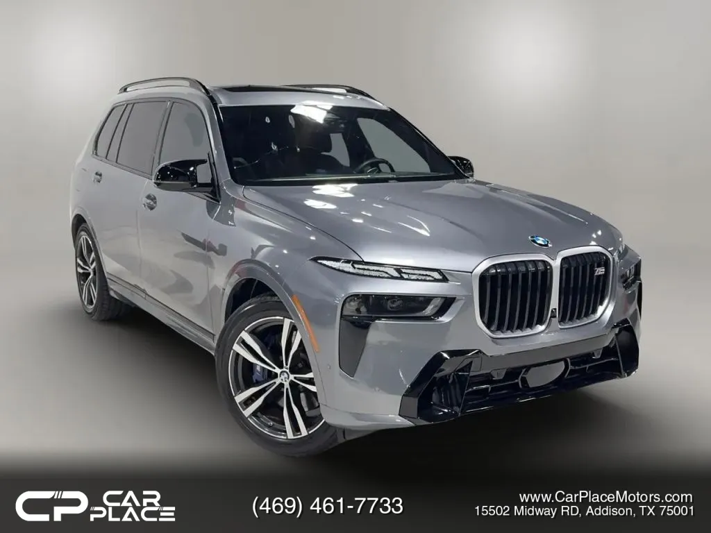 Gray 2023 BMW X7 M60i Sport Utility 4D for sale in Addison, TX
