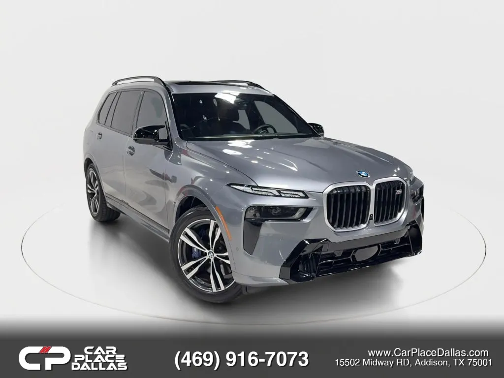 Gray 2023 BMW X7 M60i Sport Utility 4D for sale in Addison, TX