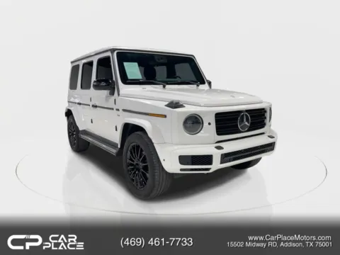 White 2019 Mercedes-Benz G-Class G 550 Sport Utility 4D for sale in Addison, TX