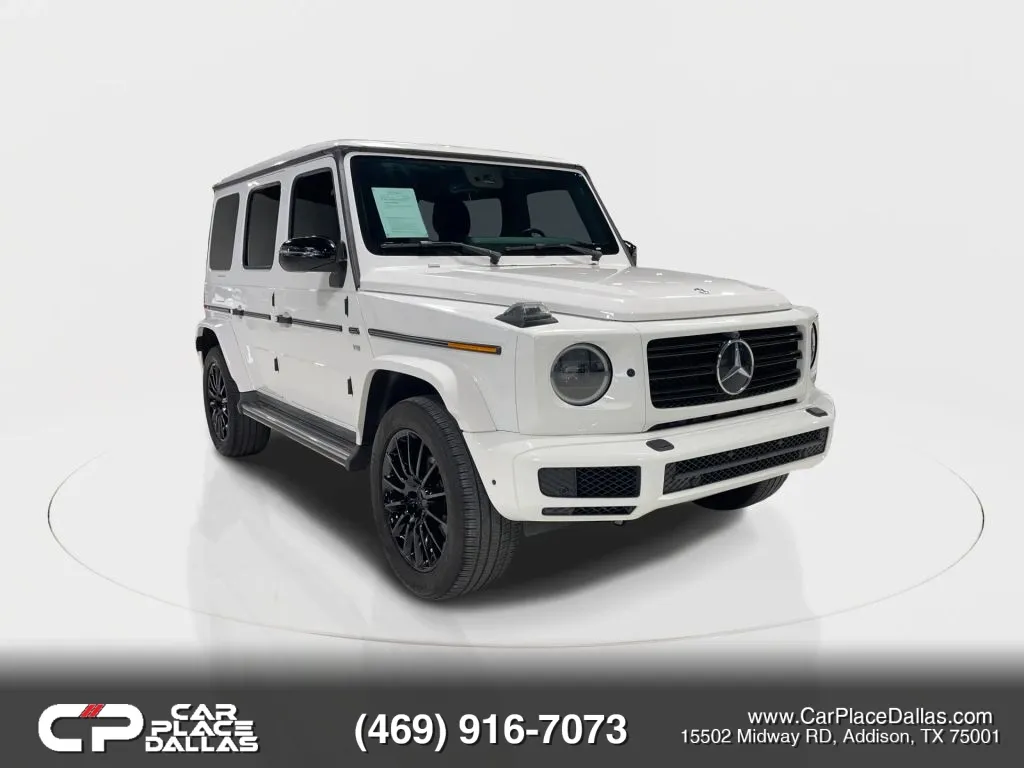 White 2019 Mercedes-Benz G-Class G 550 Sport Utility 4D for sale in Addison, TX