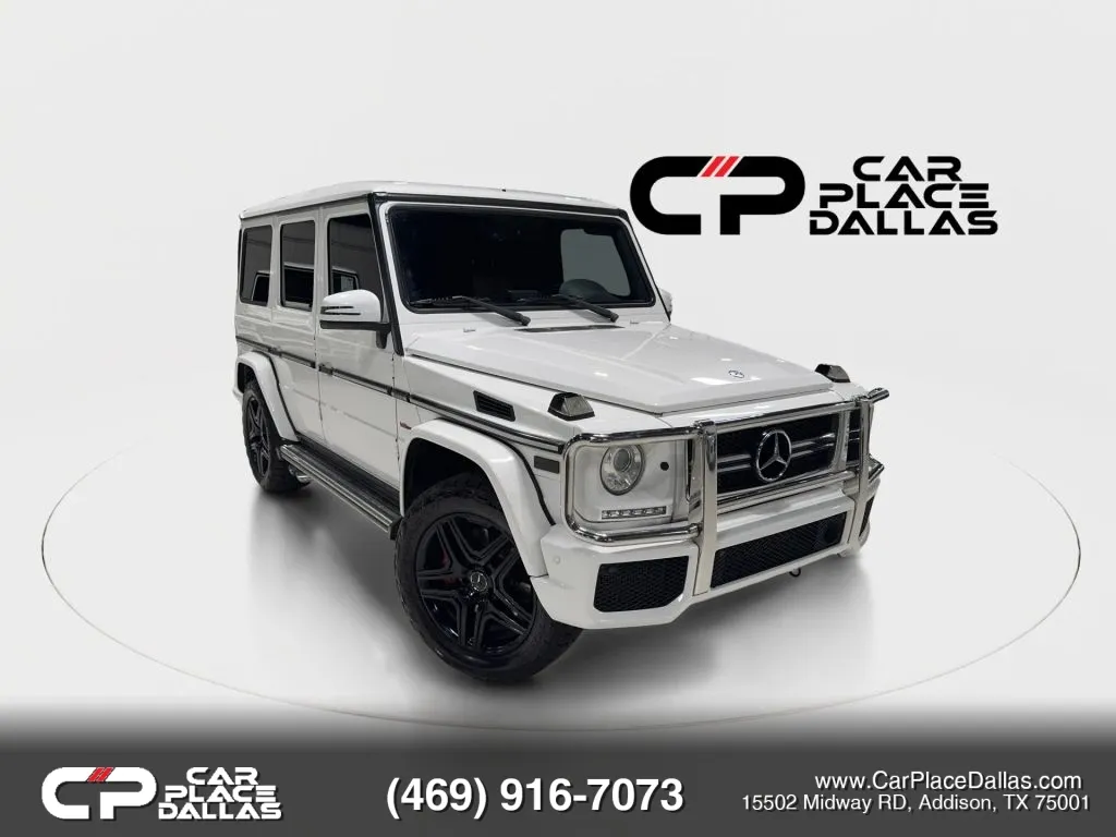White 2014 Mercedes-Benz G-Class G 63 AMG 4MATIC Sport Utility 4D for sale in Addison, TX