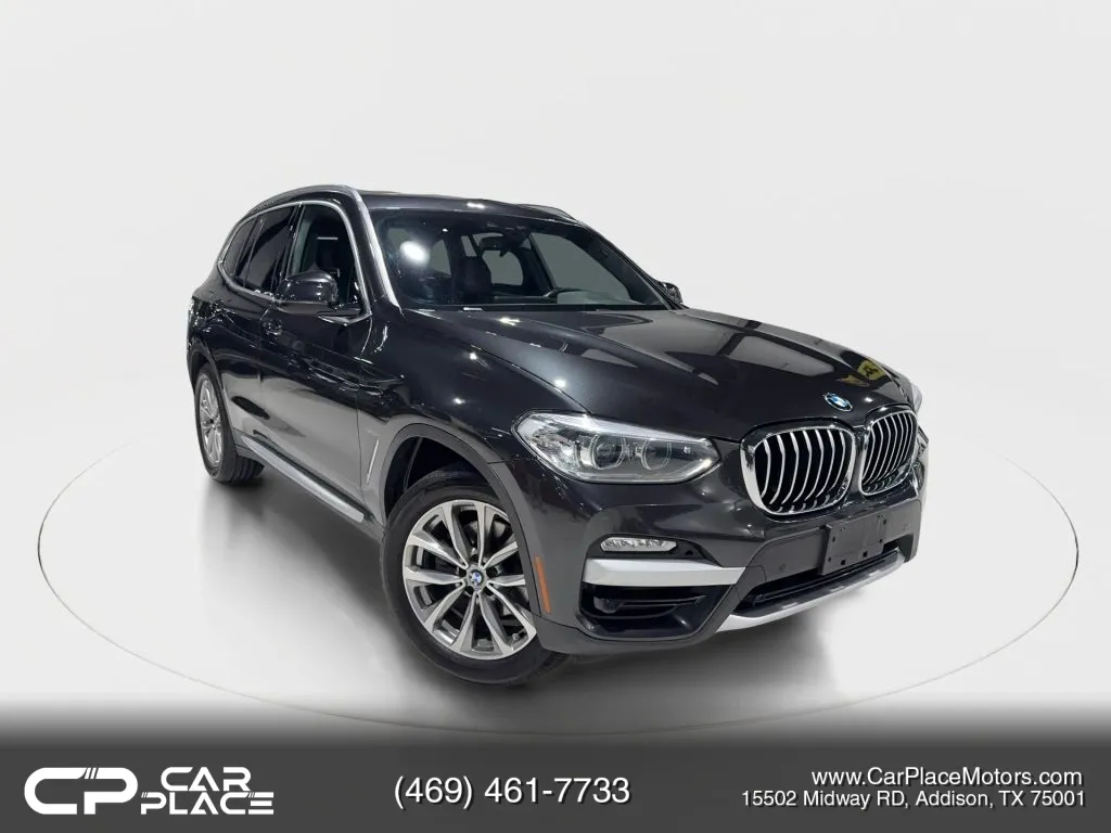 Gray 2019 BMW X3 sDrive30i Sport Utility 4D for sale in Addison, TX