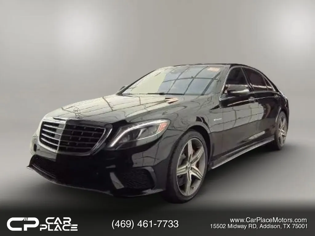 Black 2014 Mercedes-Benz S-Class S 63 AMG 4MATIC Sedan 4D for sale in Addison, TX