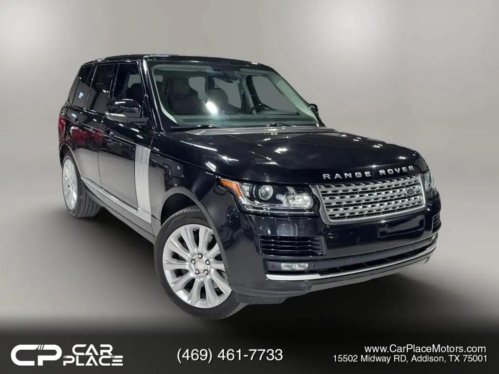 Black 2015 Land Rover Range Rover Supercharged Sport Utility 4D for sale in Addison, TX