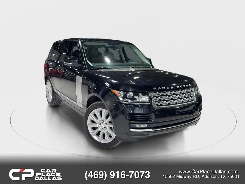 Black 2015 Land Rover Range Rover Supercharged Sport Utility 4D for sale in Addison, TX