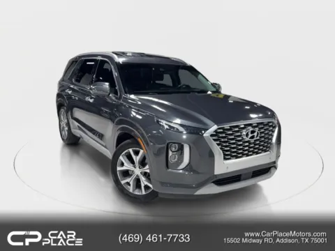 Gray 2021 Hyundai Palisade Limited Sport Utility 4D for sale in Addison, TX