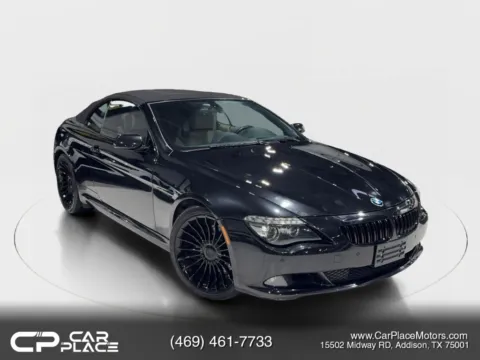 Black 2009 BMW 6 Series 650i Convertible 2D for sale in Addison, TX