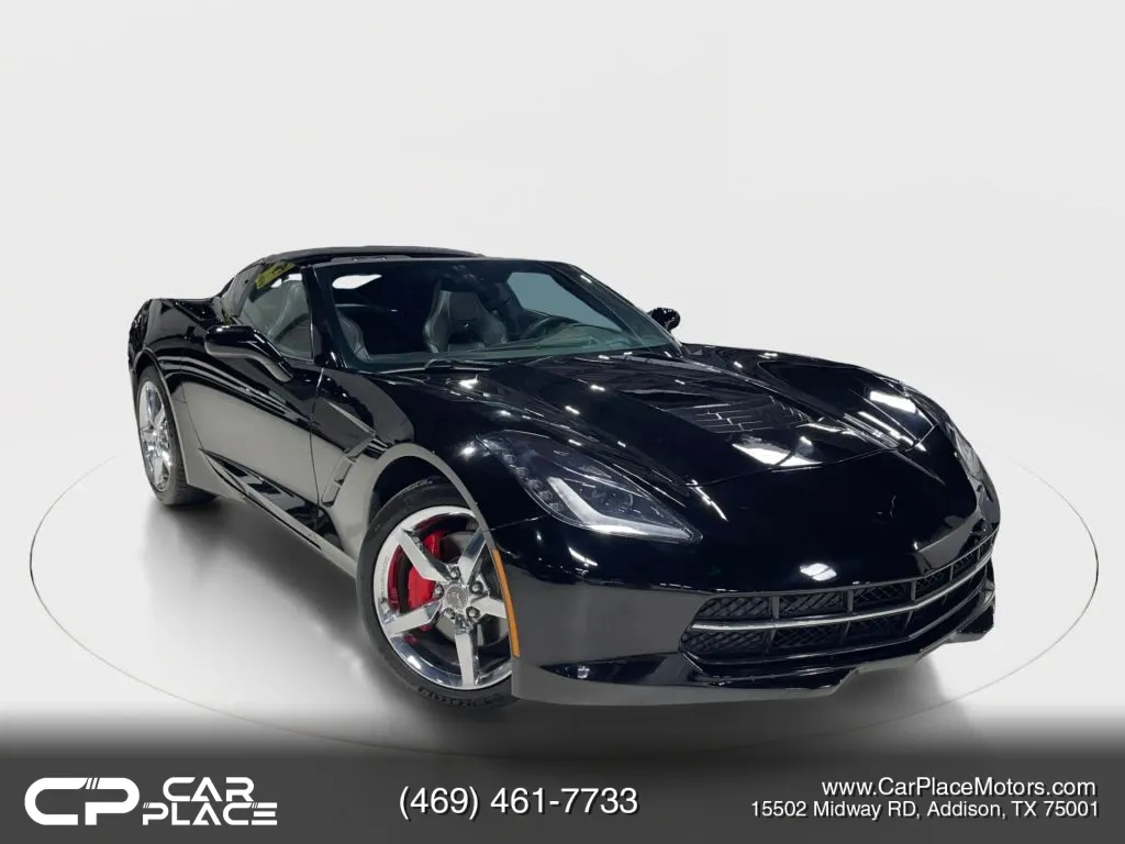 Black 2014 Chevrolet Corvette Stingray Coupe 2D for sale in Addison, TX