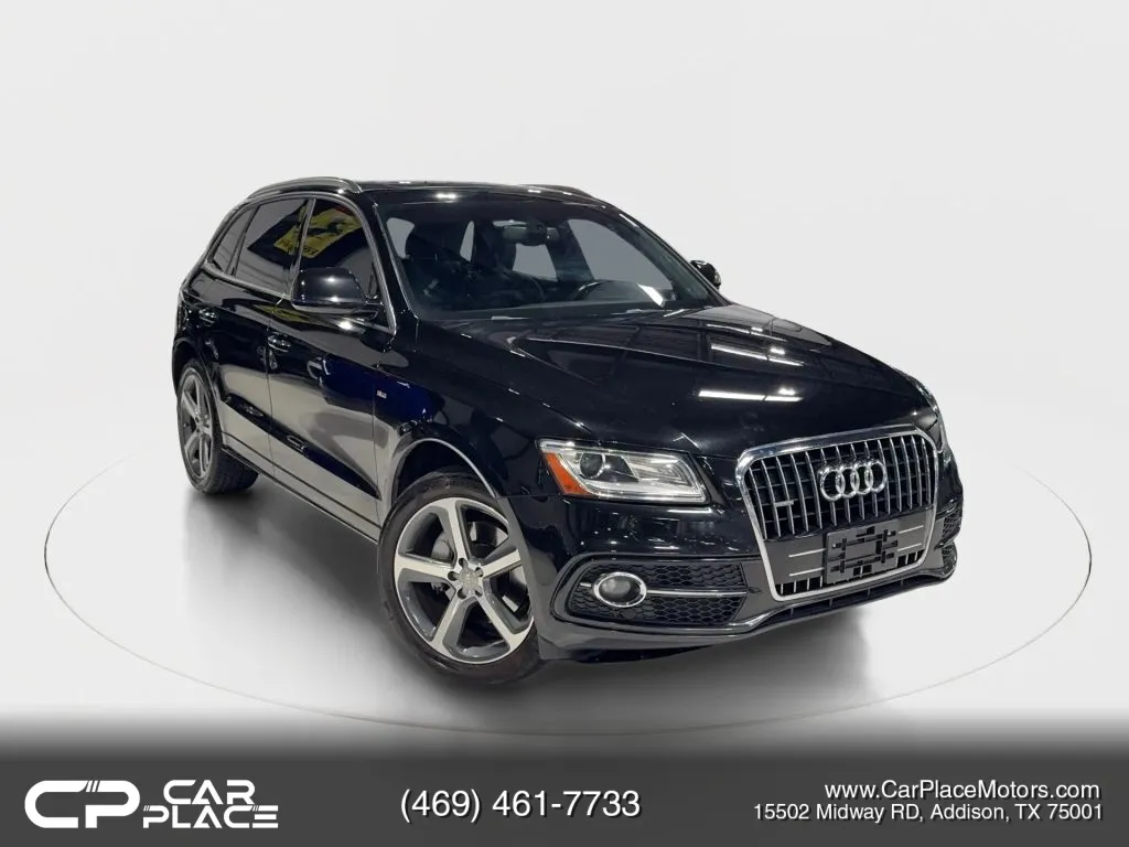 Black 2016 Audi Q5 3.0T Premium Plus Sport Utility 4D for sale in Addison, TX
