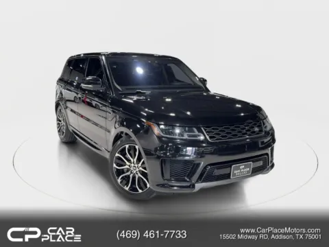 Black 2021 Land Rover Range Rover Sport HSE Silver Edition Sport Utility 4D for sale in Addison, TX