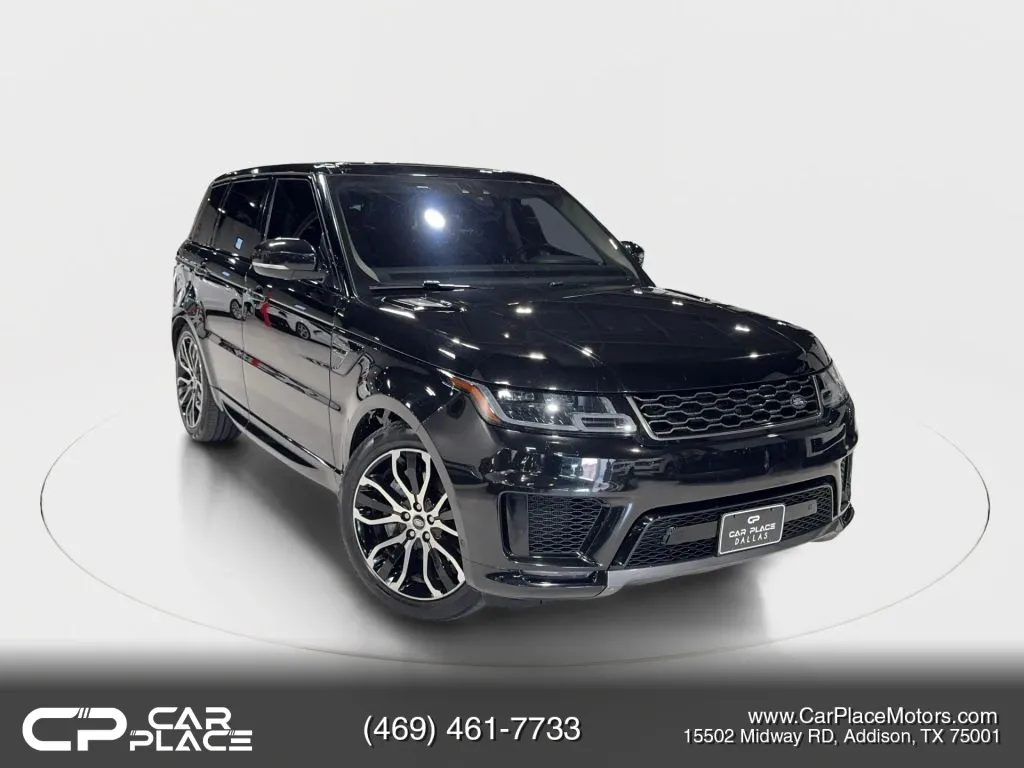 Black 2021 Land Rover Range Rover Sport HSE Silver Edition Sport Utility 4D for sale in Addison, TX