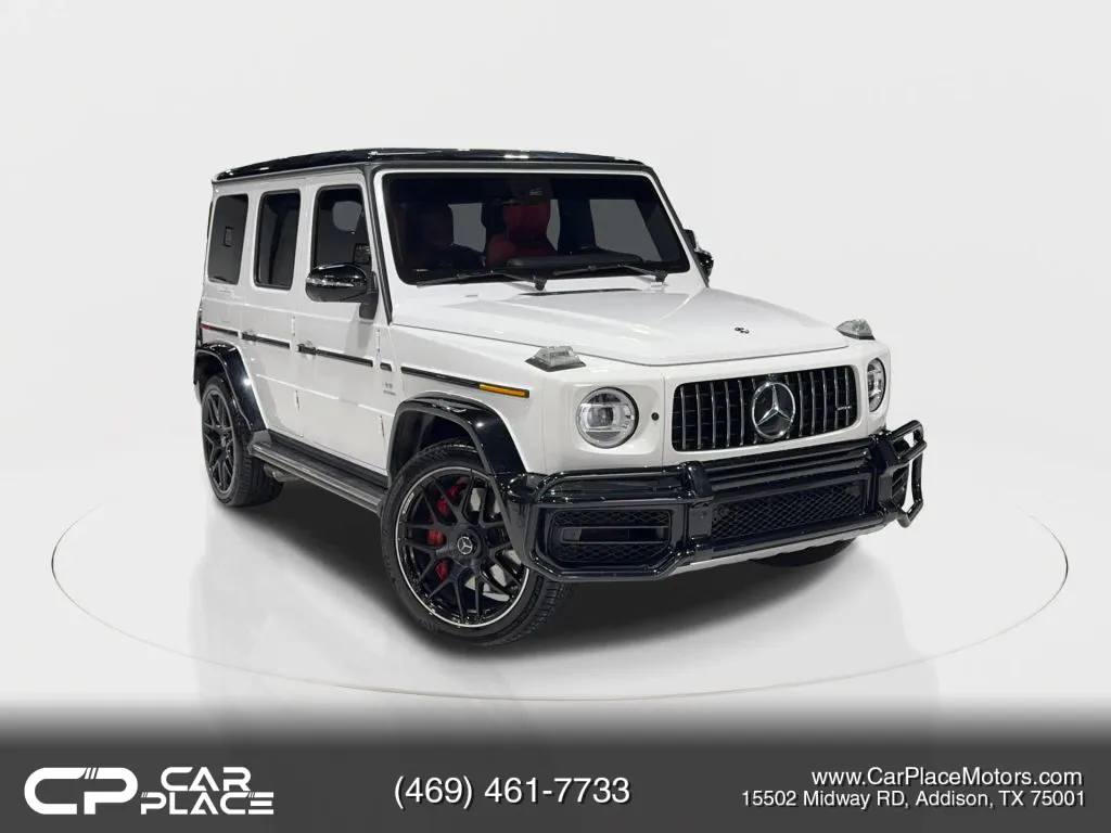 White 2021 Mercedes-Benz Mercedes-AMG G-Class G 63 AMG Sport Utility 4D for sale in Addison, TX