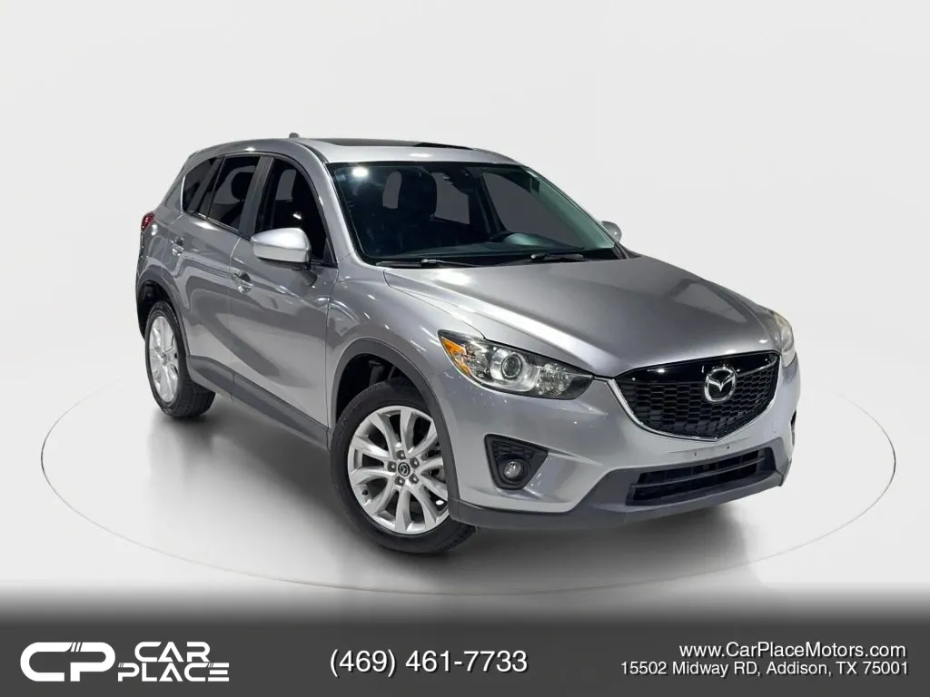 Silver 2014 MAZDA CX-5 Grand Touring Sport Utility 4D for sale in Addison, TX