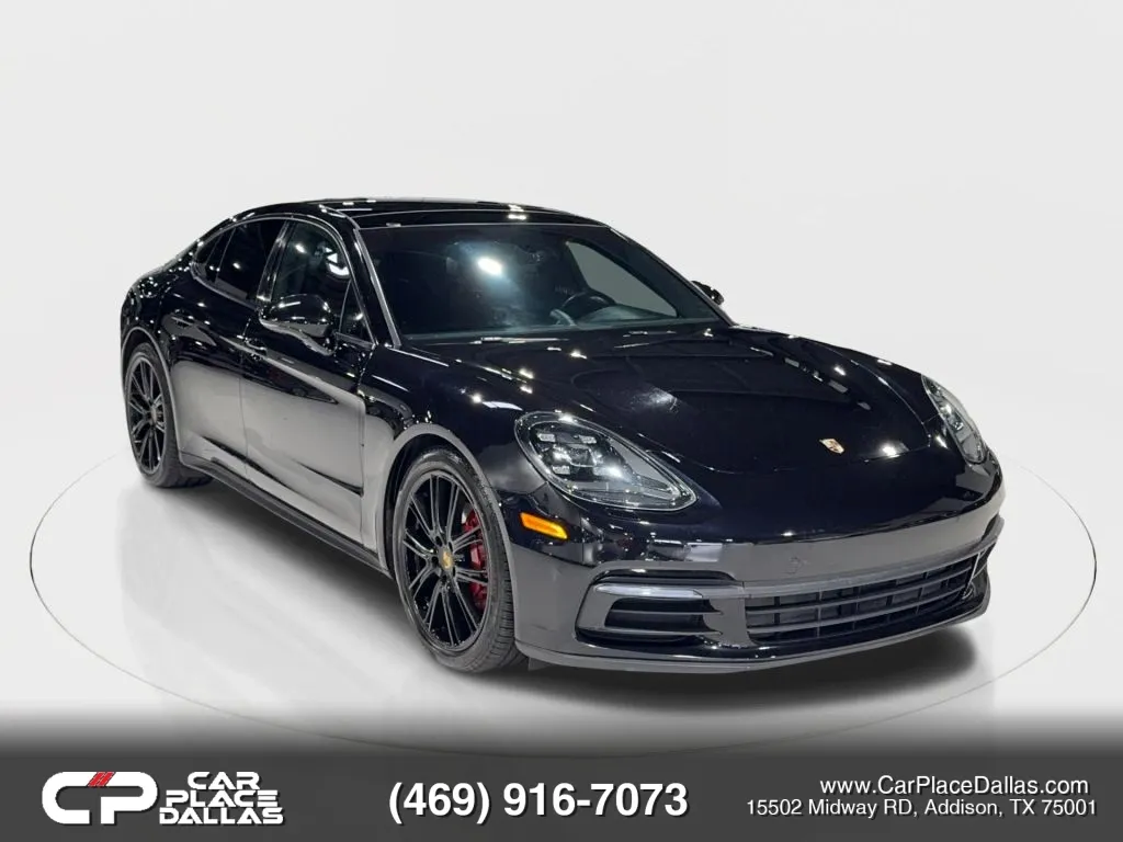 Black 2018 Porsche Panamera 4 Sedan 4D for sale in Addison, TX