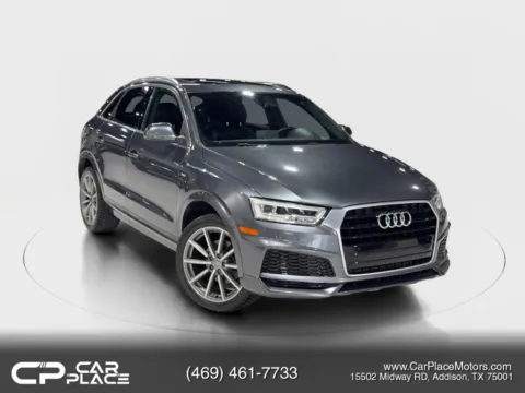 Gray 2018 Audi Q3 Sport Premium Plus Sport Utility 4D for sale in Addison, TX