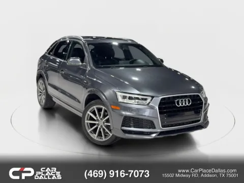 Gray 2018 Audi Q3 Sport Premium Plus Sport Utility 4D for sale in Addison, TX