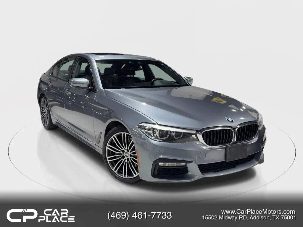 Gray 2018 BMW 5 Series 540i xDrive Sedan 4D for sale in Addison, TX
