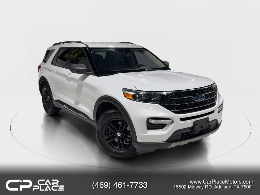 White 2020 Ford Explorer XLT Sport Utility 4D for sale in Addison, TX