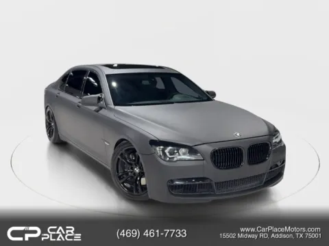 Black 2012 BMW 7 Series 750Li Sedan 4D for sale in Addison, TX