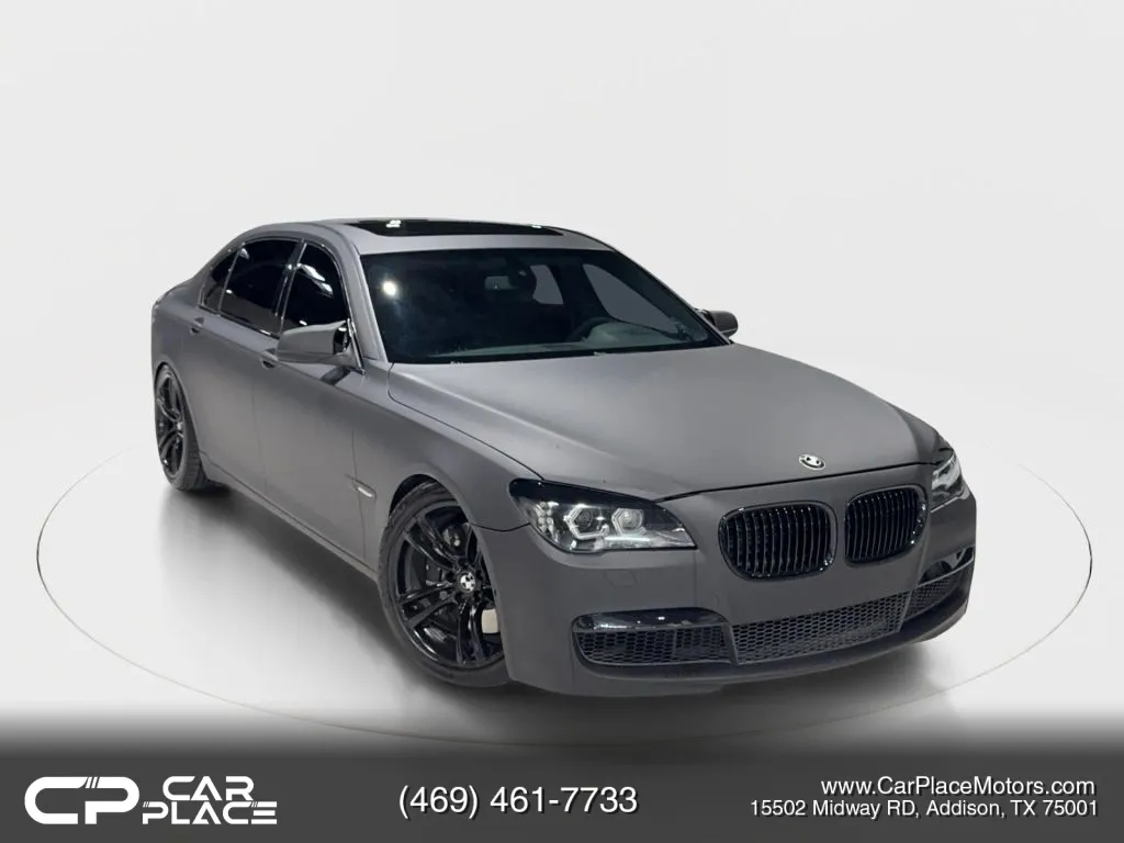 Black 2012 BMW 7 Series 750Li Sedan 4D for sale in Addison, TX