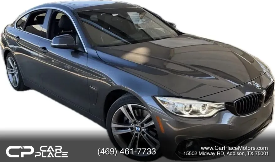 White 2017 BMW 4 Series 430i Gran Coupe 4D for sale in Addison, TX