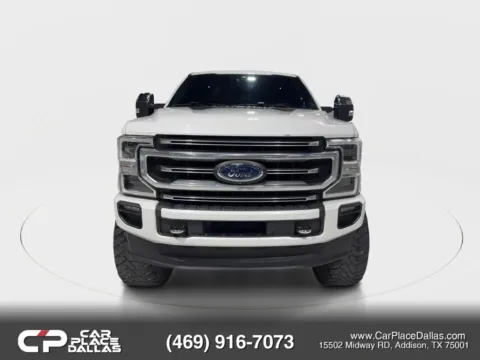 More photos of 2020 Ford F250 Super Duty Crew Cab Platinum Pickup 4D 6 3/4 ft at Car Place Dallas, TX