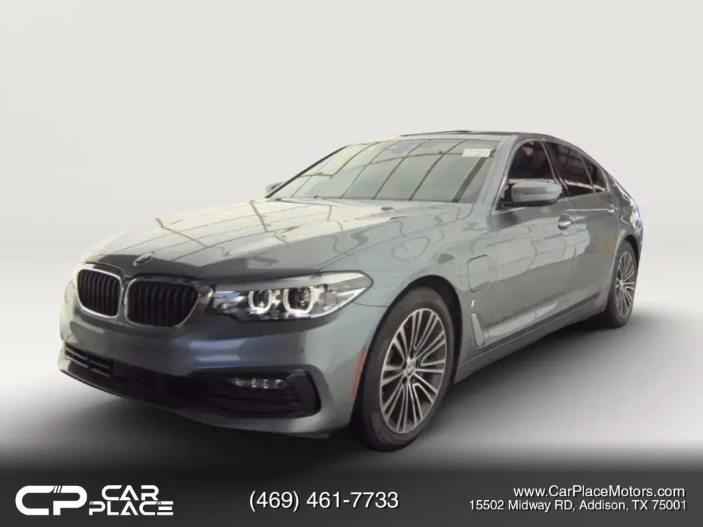Gray 2018 BMW 5 Series 530e iPerformance Sedan 4D for sale in Addison, TX