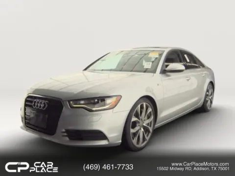 Silver 2014 Audi A6 3.0T Premium Plus Sedan 4D for sale in Addison, TX