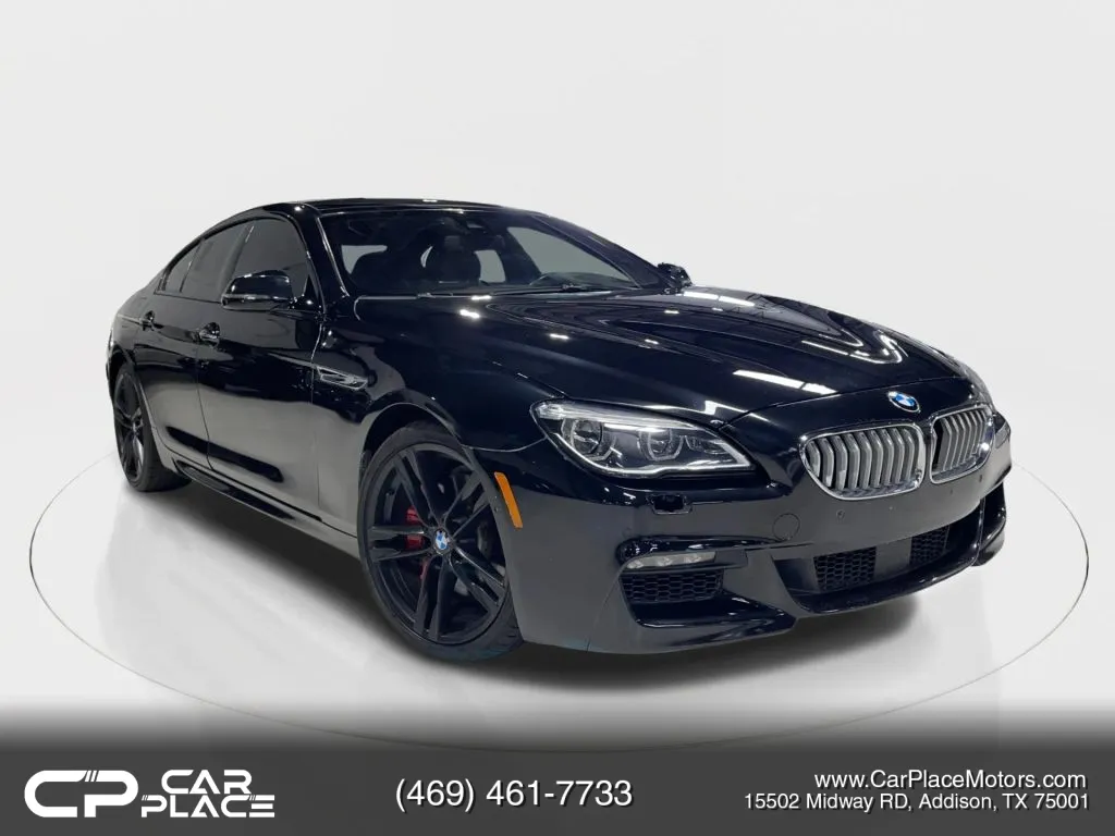 Black 2016 BMW 6 Series 650i xDrive Coupe 2D for sale in Addison, TX