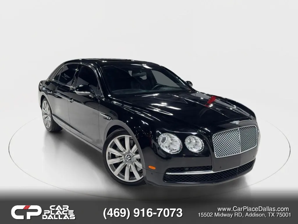 Black 2014 Bentley Flying Spur W12 Sedan 4D for sale in Addison, TX